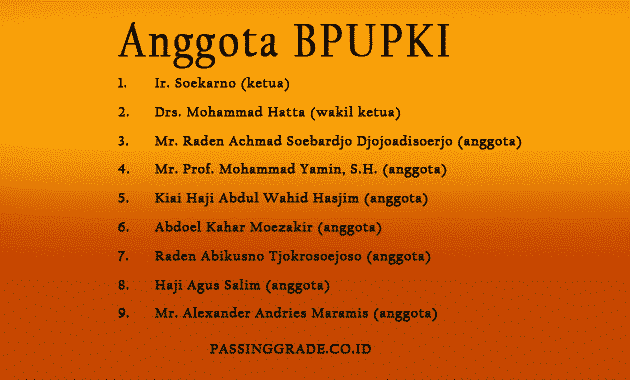 Detail Gambar Anggota Bpupki Dan Namanya Nomer 5