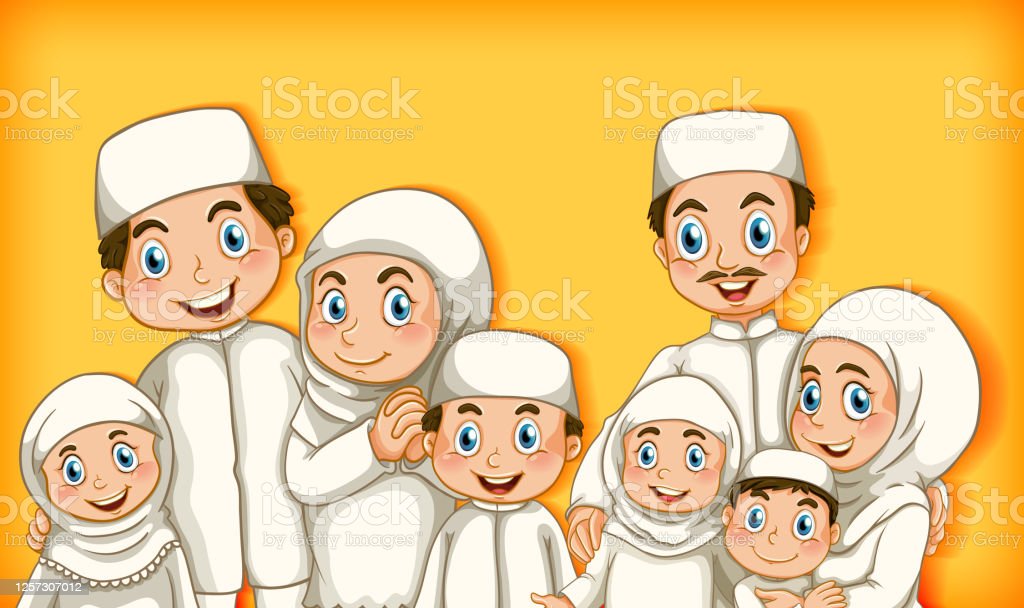 Detail Gambar Anggota Keluarga Muslim Nomer 2