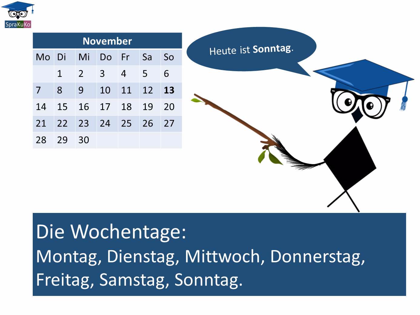 Detail Kalender Wochentage Nomer 15