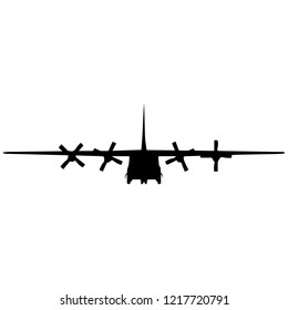 C 130 Silhouette Clip Art - KibrisPDR