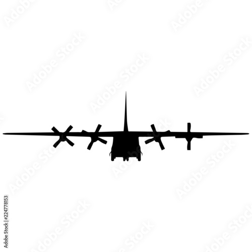 Detail C 130 Silhouette Clip Art Nomer 20