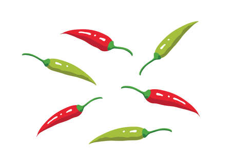 Detail Cabe Merah Vector Nomer 17