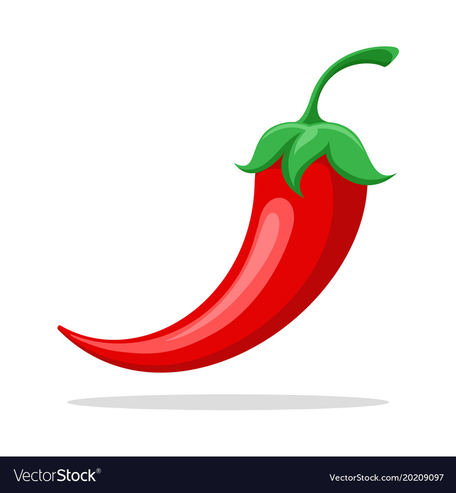 Detail Cabe Merah Vector Nomer 4