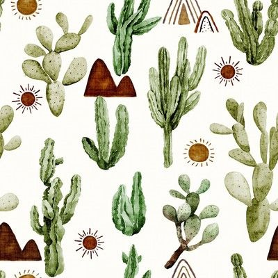 Detail Cactus And Sunflower Wallpaper Nomer 51