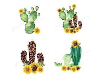 Detail Cactus And Sunflower Wallpaper Nomer 6