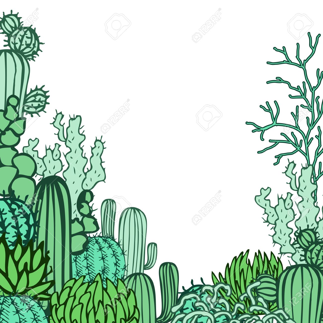 Detail Cactus Background Free Nomer 24