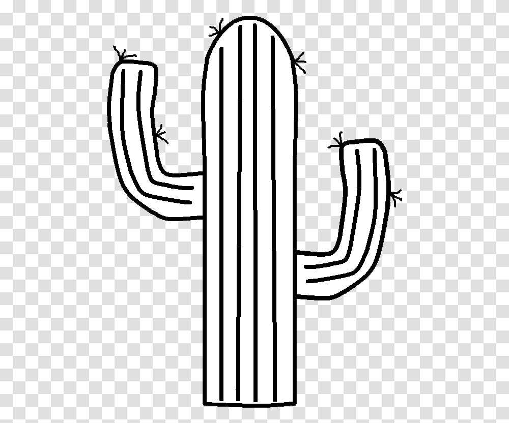 Detail Cactus Black And White Clipart Nomer 49
