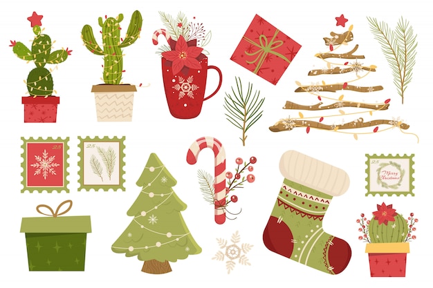 Detail Cactus Christmas Tree Clipart Nomer 42