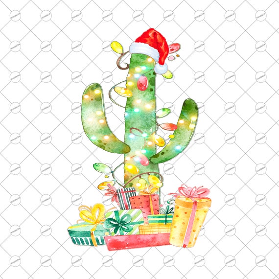 Detail Cactus Christmas Tree Clipart Nomer 8