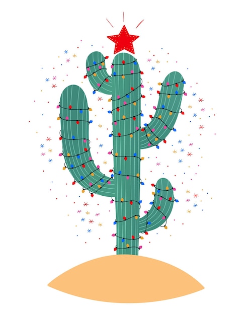 Detail Cactus Christmas Tree Clipart Nomer 10