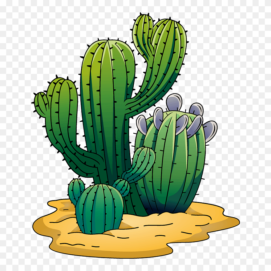 Detail Cactus Clipart Png Nomer 2