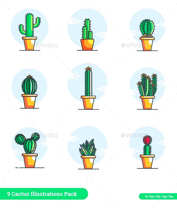 Detail Cactus Illustrations Nomer 11