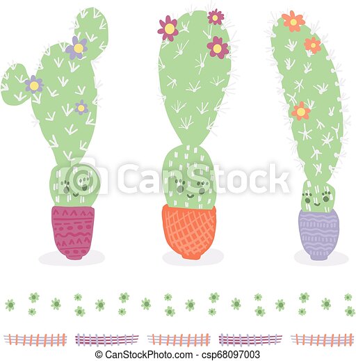 Detail Cactus In A Pot Clipart Nomer 47