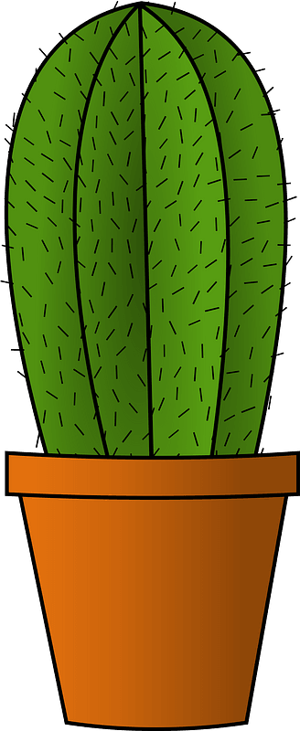 Detail Cactus In A Pot Clipart Nomer 53