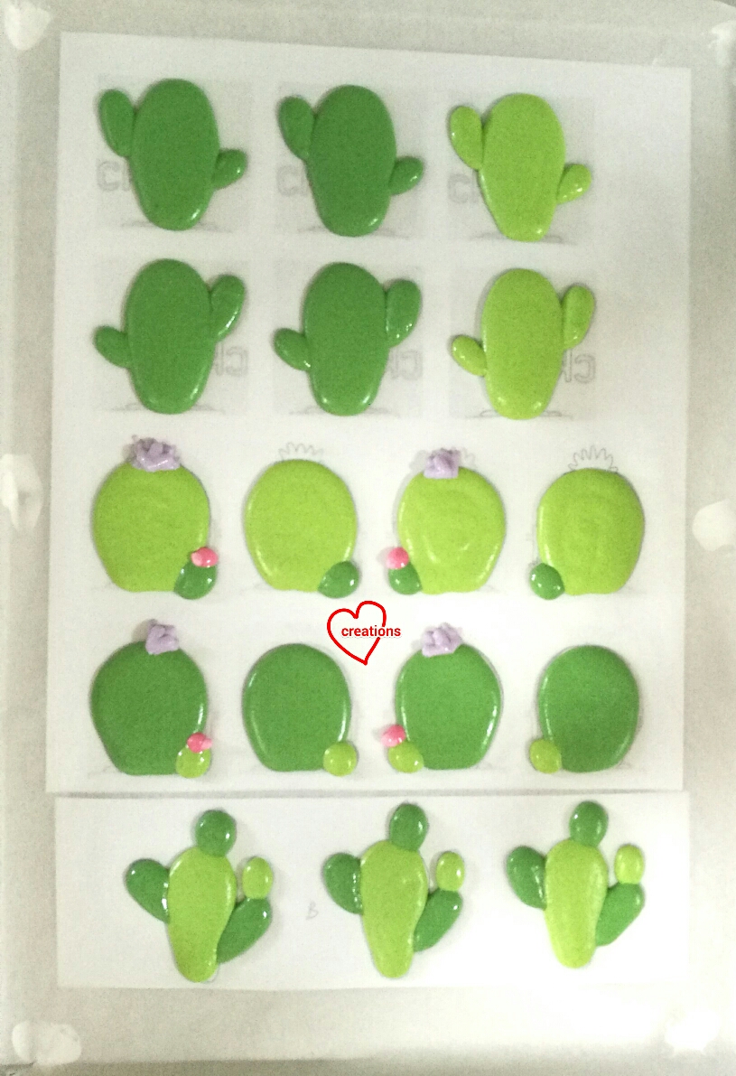 Detail Cactus Macaron Template Nomer 29