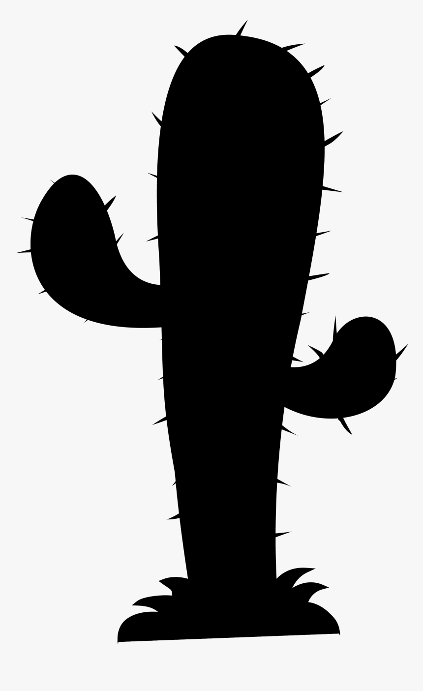Detail Cactus Silhouette Clip Art Nomer 5