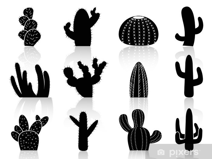 Detail Cactus Silhouettes Nomer 18