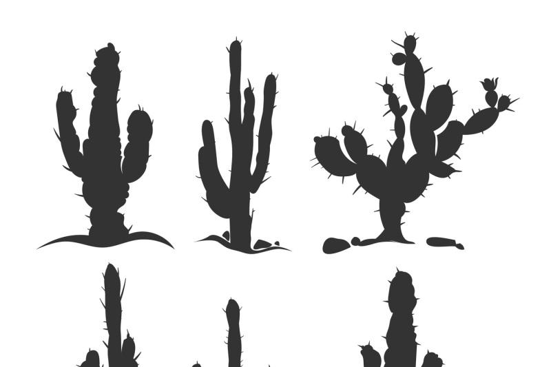 Detail Cactus Silhouettes Nomer 27