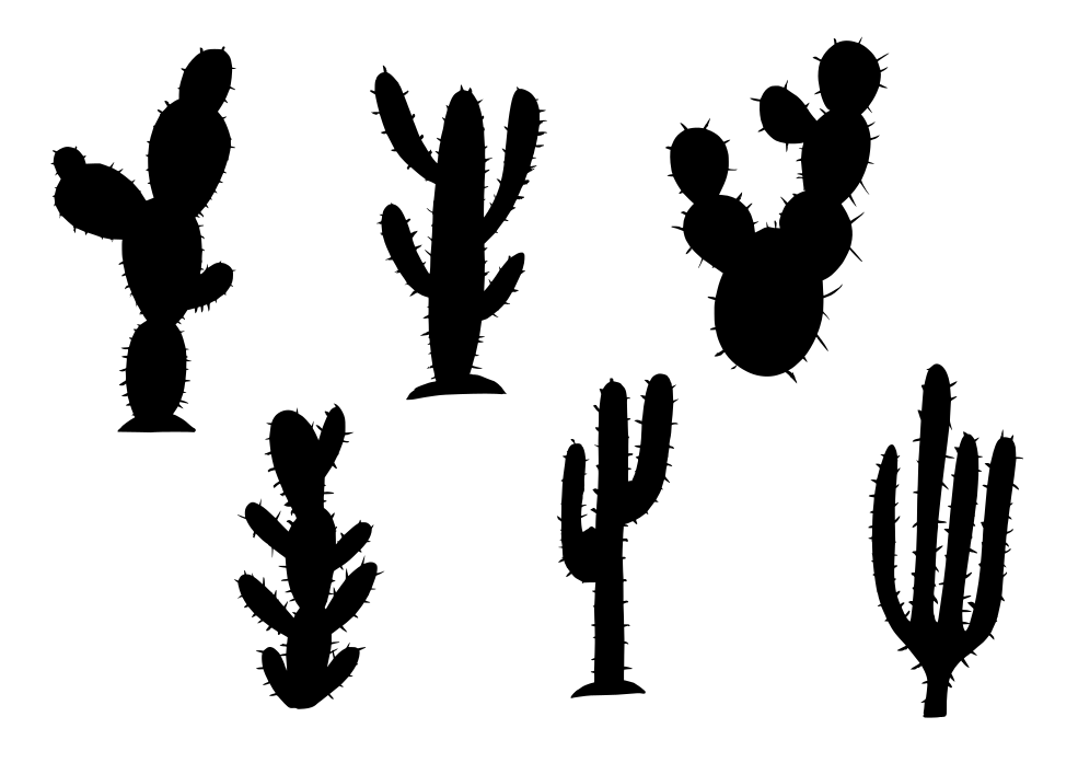 Detail Cactus Silhouettes Nomer 50