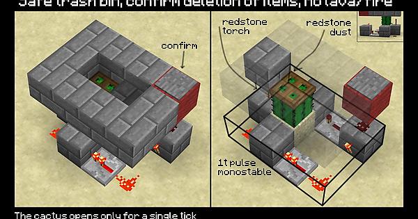 Detail Cactus Trash Can Minecraft Nomer 17