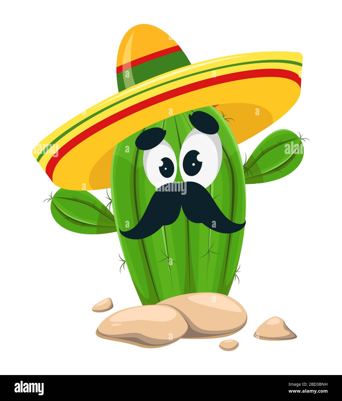 Detail Cactus With Sombrero Clipart Nomer 19