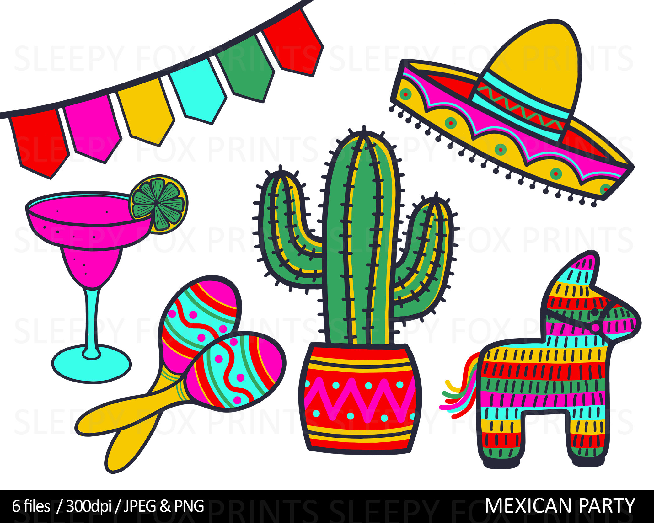 Detail Cactus With Sombrero Clipart Nomer 27