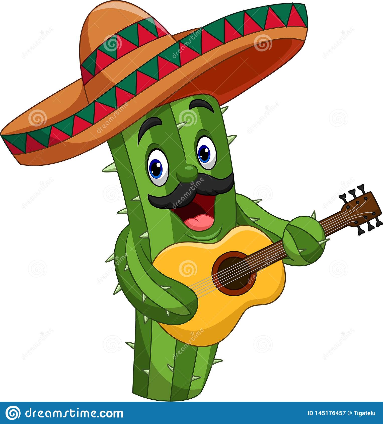 Detail Cactus With Sombrero Clipart Nomer 37