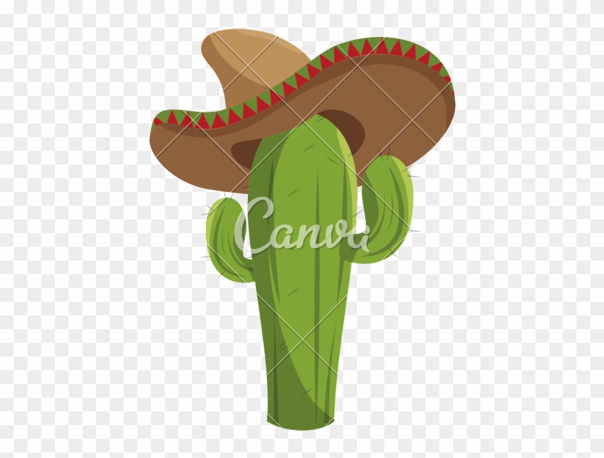 Detail Cactus With Sombrero Clipart Nomer 42