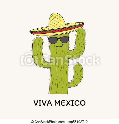 Detail Cactus With Sombrero Clipart Nomer 51