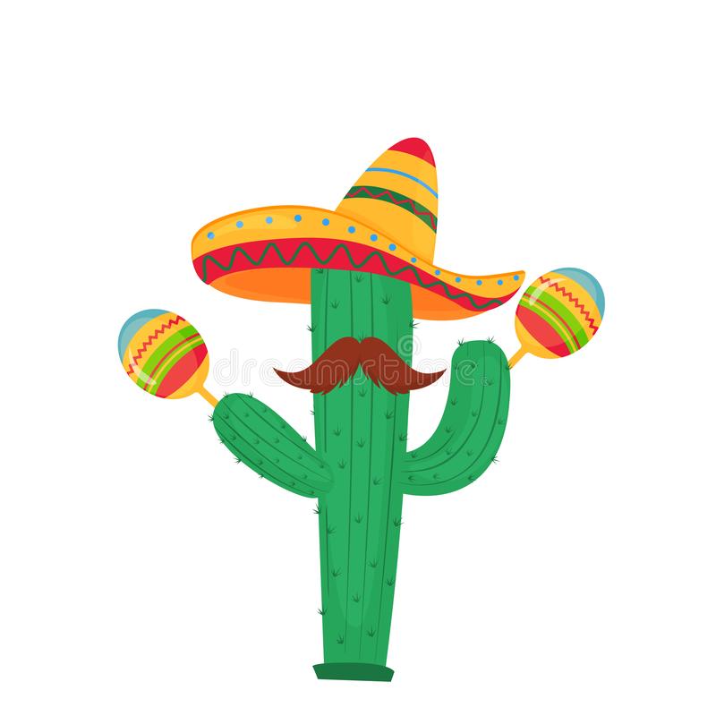 Detail Cactus With Sombrero Clipart Nomer 9