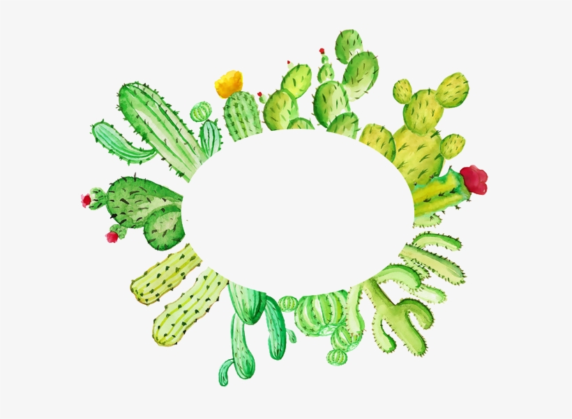 Detail Cactus Wreath Clipart Nomer 27