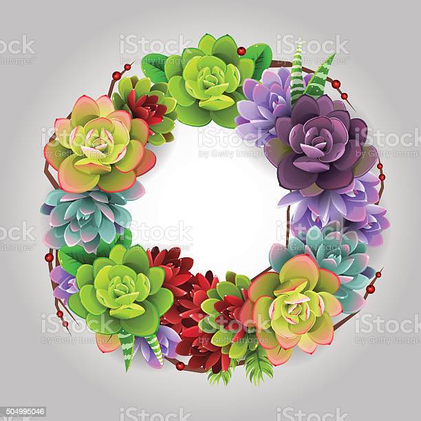 Detail Cactus Wreath Clipart Nomer 49