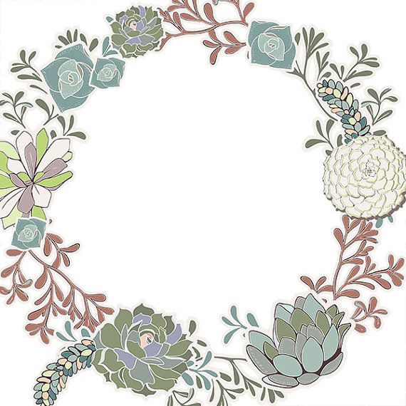 Detail Cactus Wreath Clipart Nomer 51