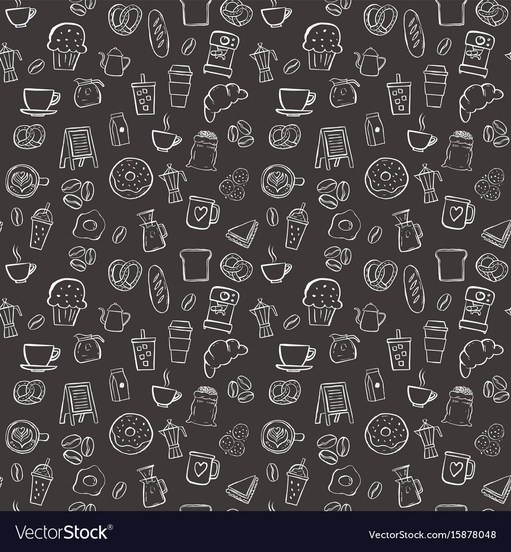 Detail Cafe Background Vector Nomer 2