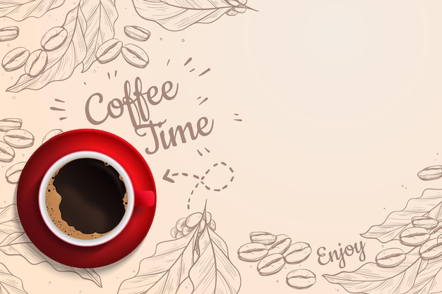 Detail Cafe Background Vector Nomer 14