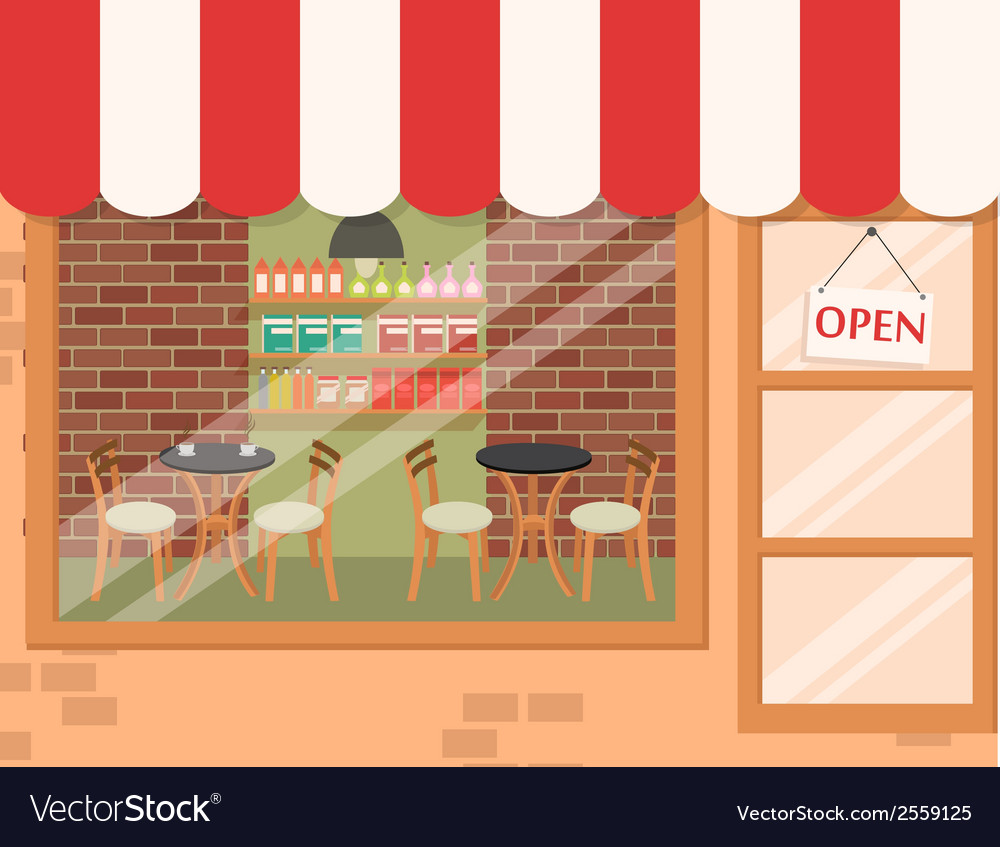 Detail Cafe Background Vector Nomer 16