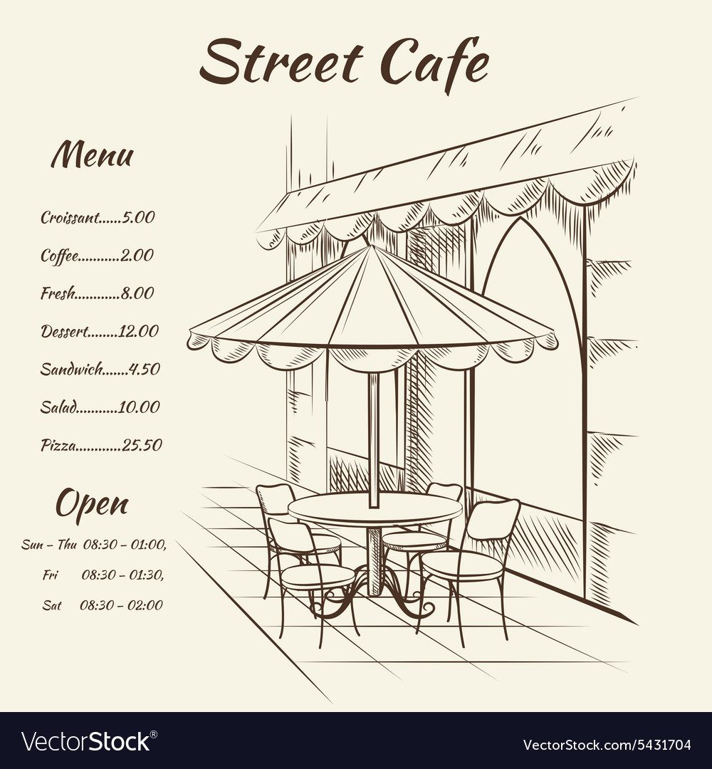 Detail Cafe Background Vector Nomer 45