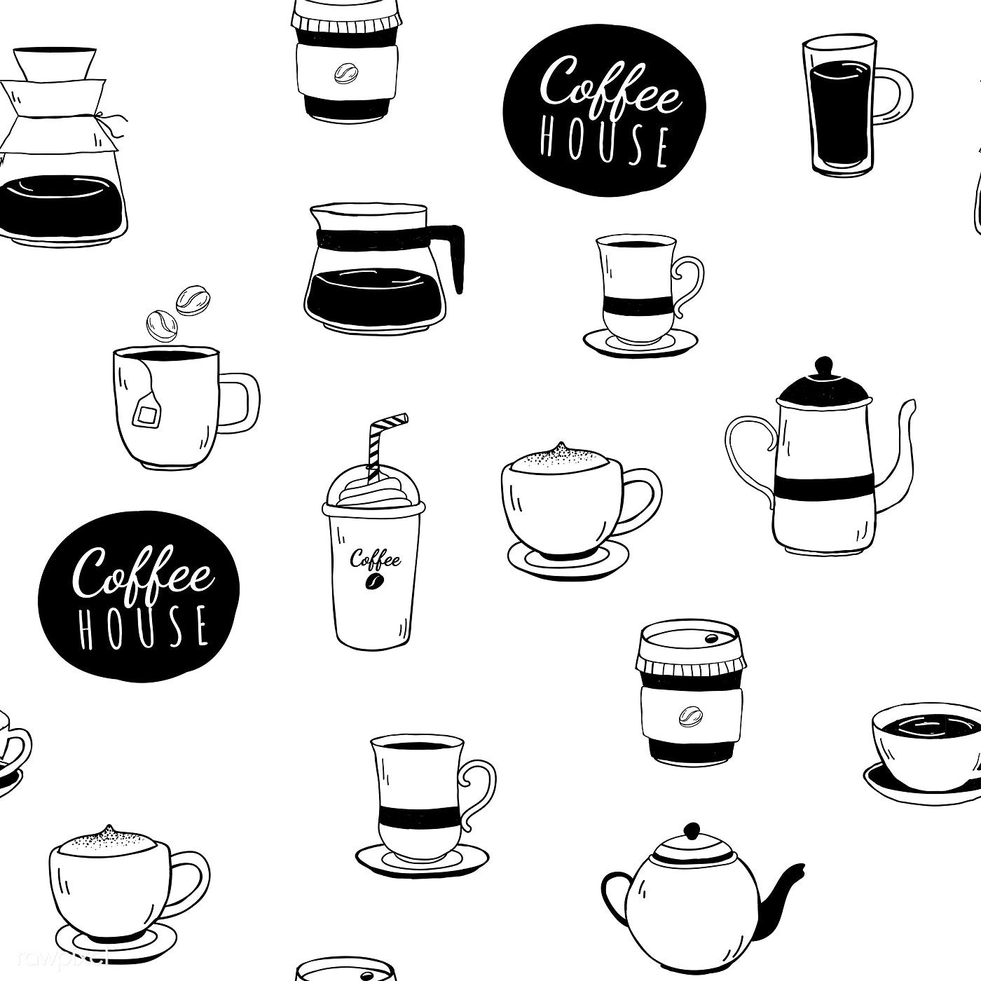 Detail Cafe Background Vector Nomer 56