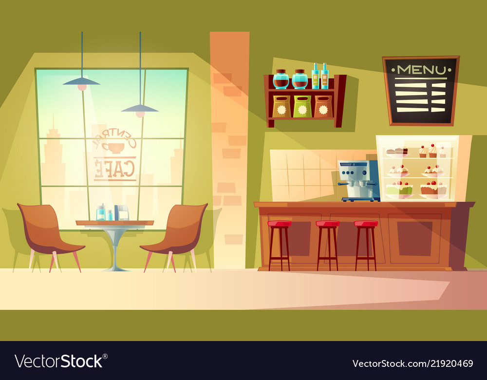 Detail Cafe Background Vector Nomer 7