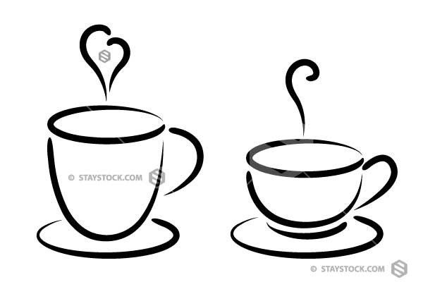 Detail Cafe Clipart Black And White Nomer 14