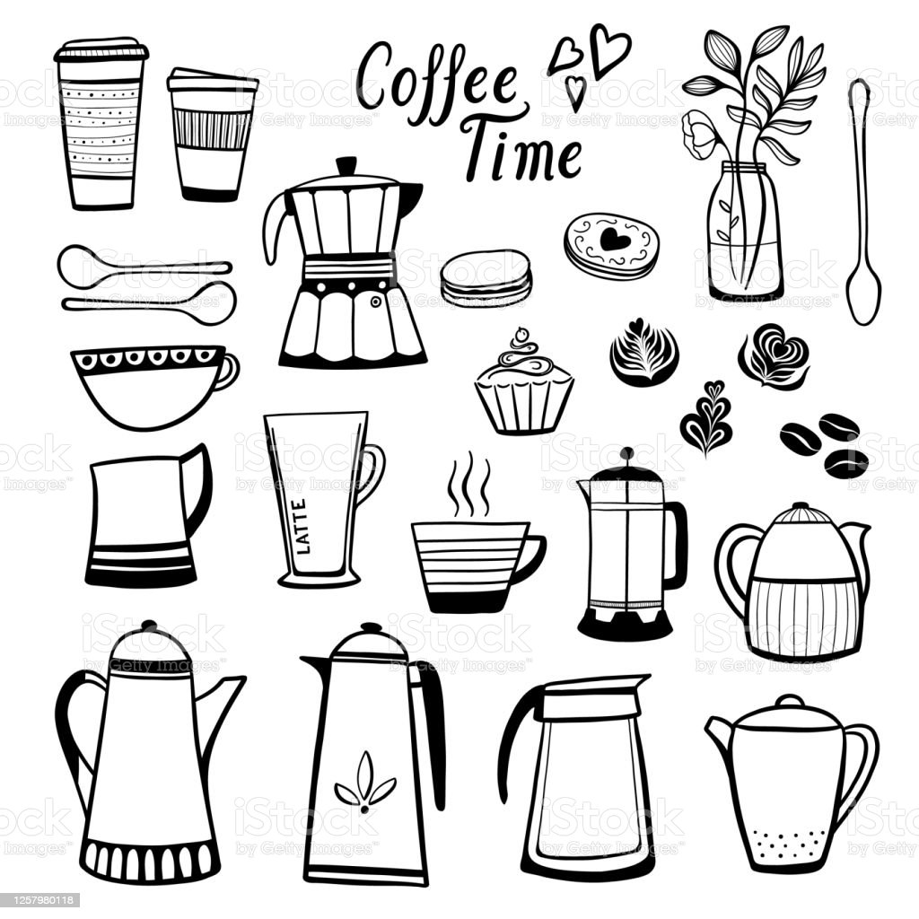 Detail Cafe Clipart Black And White Nomer 41