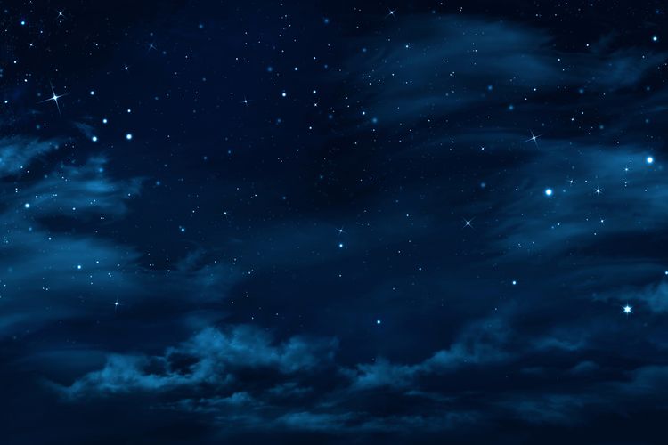 Detail Cahaya Biru Di Langit Malam Nomer 28