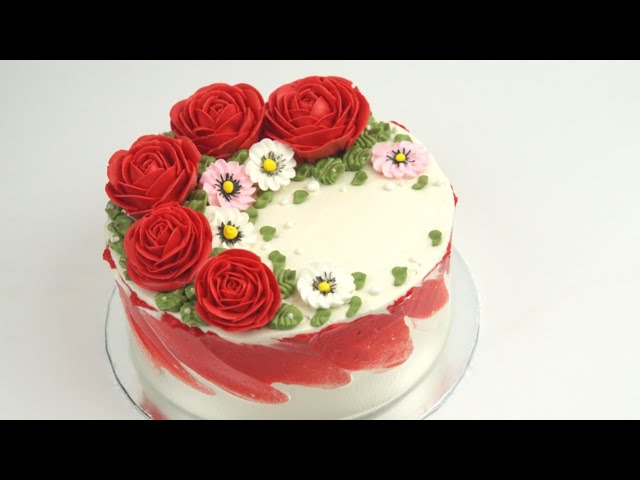 Cake Bunga Mawar - KibrisPDR