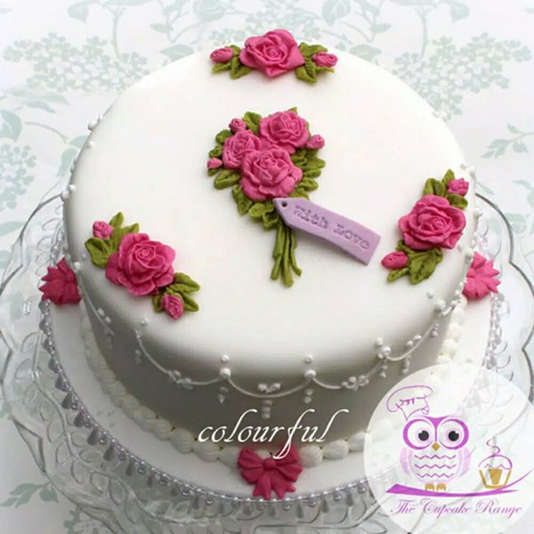 Detail Cake Bunga Mawar Nomer 42