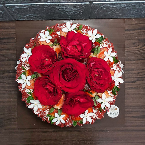 Detail Cake Bunga Mawar Nomer 45