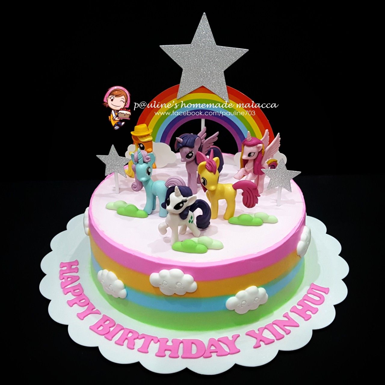 Cake Gambar Cream Little Pony - KibrisPDR