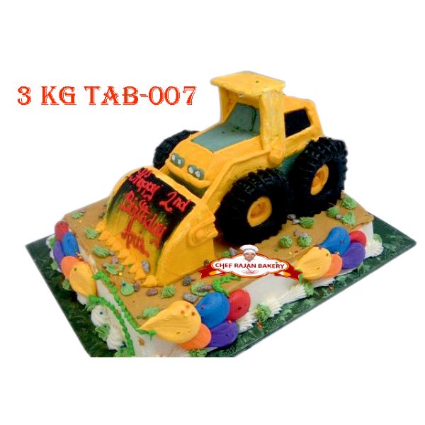 Detail Cake Gambar Cream Truck Cake Gambar Cream Backhoe Nomer 28