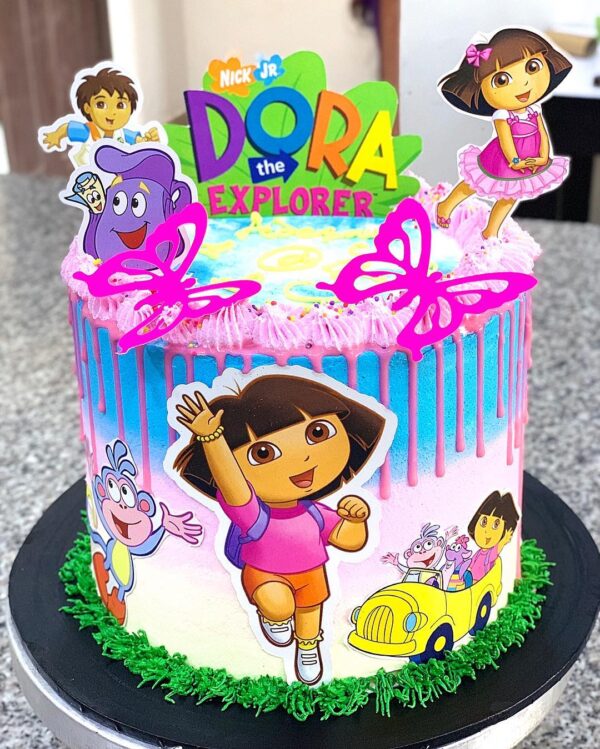 Detail Cake Gambar Dora Nomer 2