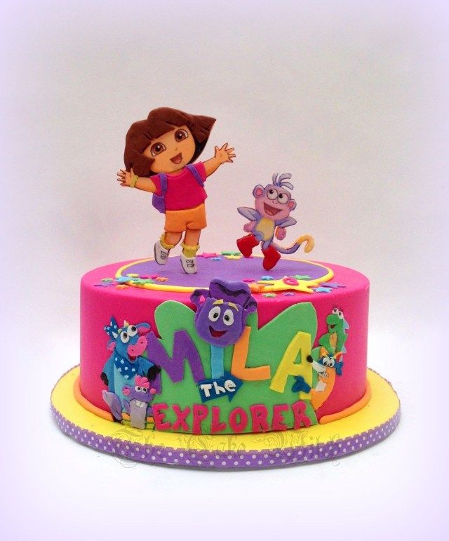 Detail Cake Gambar Dora Nomer 3