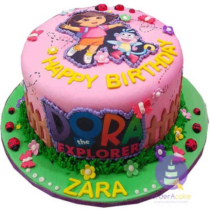 Detail Cake Gambar Dora Nomer 33